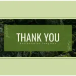 Environment Google Slides Theme Thank You Slide