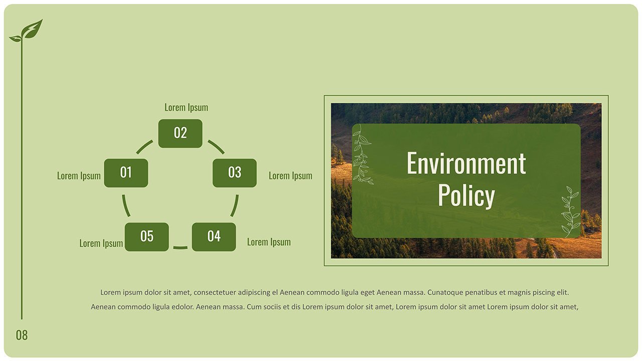 Environment Policy Slide Template for Google Slides Presentation