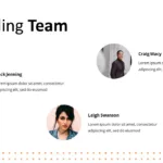 Founding team slide for free tech google slides templates