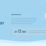 Free Google Slides Winter Theme Christmas Day Celebration Slide