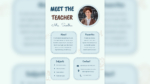 Free Meet The Teacher PowerPoint Template