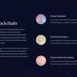 Free NFT template for presentation describing NFT and blockchain