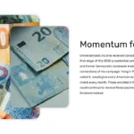 Free Universal Basic Income Google Slides Template Momentum for UBI Slide