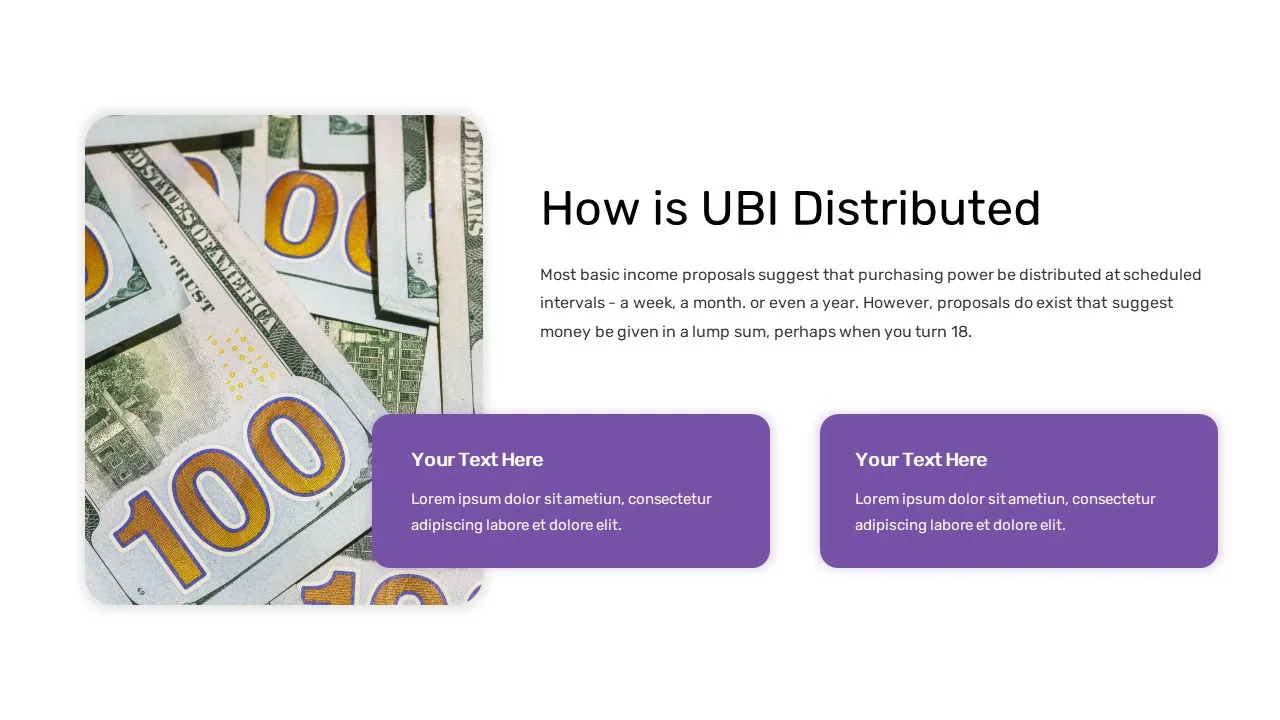 Free Universal Basic Income Slides for Google Slides