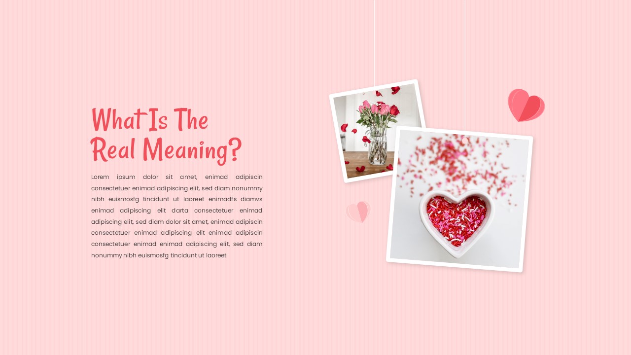 Free Valentine Google Slides Theme with Images