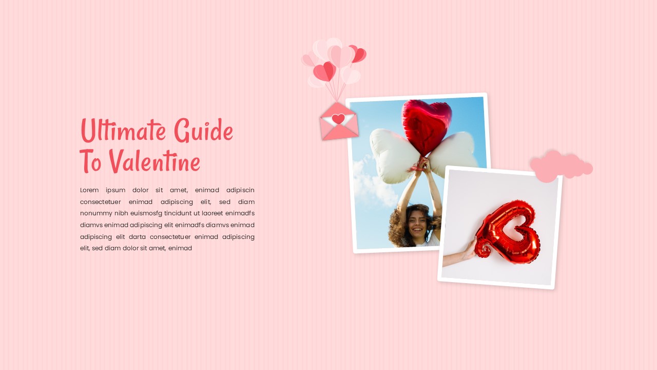 Free Valentines Day Google Slides Template Guide to Valentine Slide