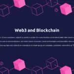 Free Web 3.0 and Blockchain Difference Slide for Presentation