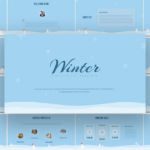 Free Winter Google Slides Theme Cover Slide
