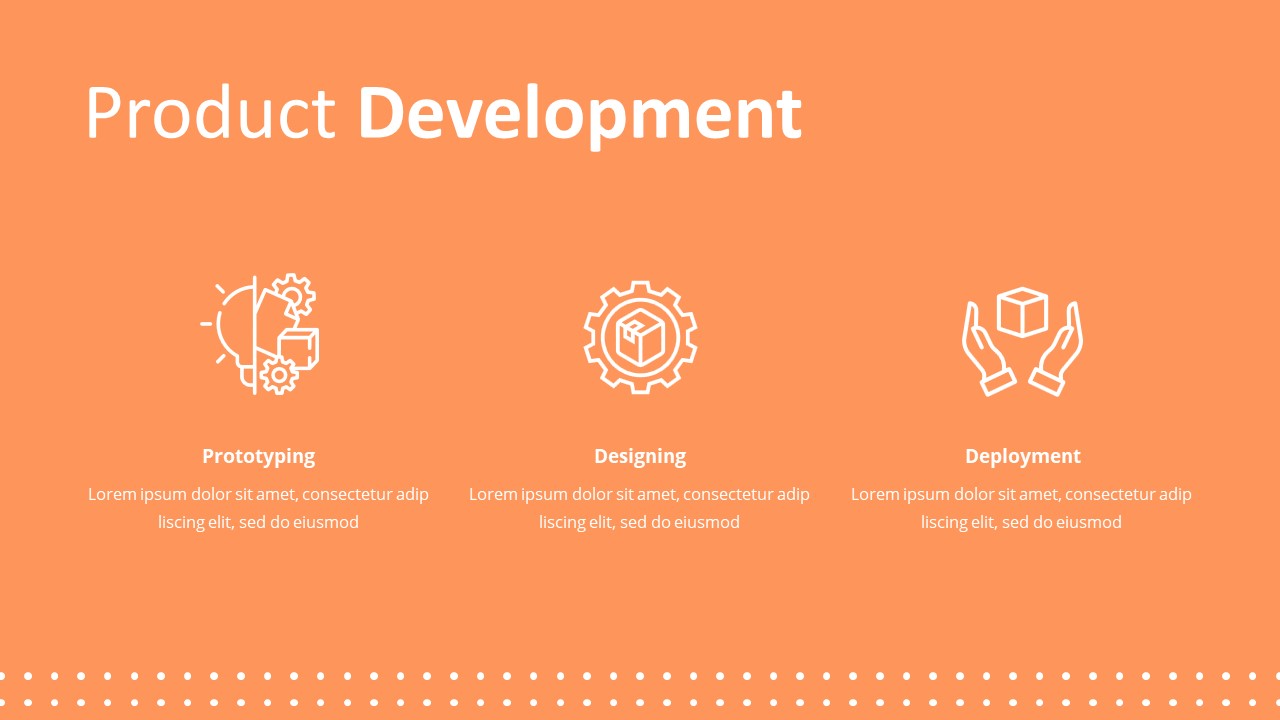 Free google slides technology themes product development slide
