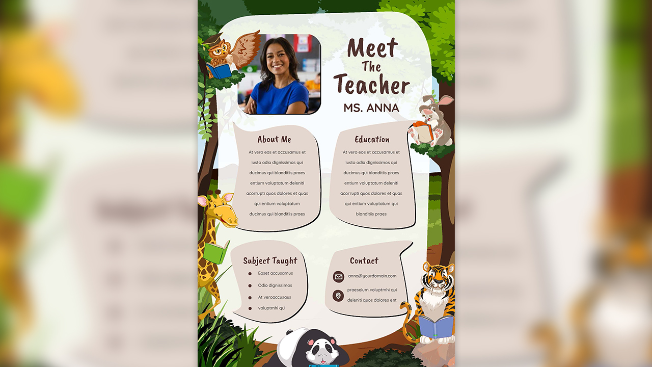 Free Meet Your Teacher Template for Google Slides - Slidekit