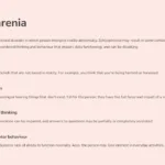 Free mental health google slides template for schizophrenia with infographics
