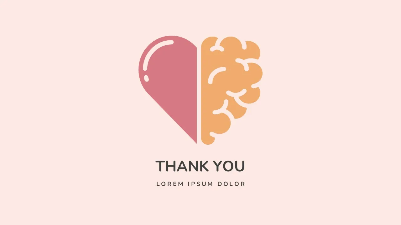 Free mental health google slides theme thank you slide