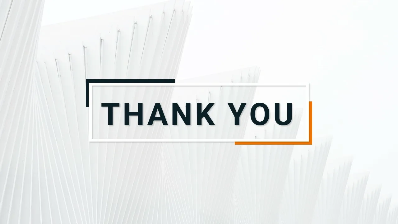 Free minimalistic business google slides theme with thank you template
