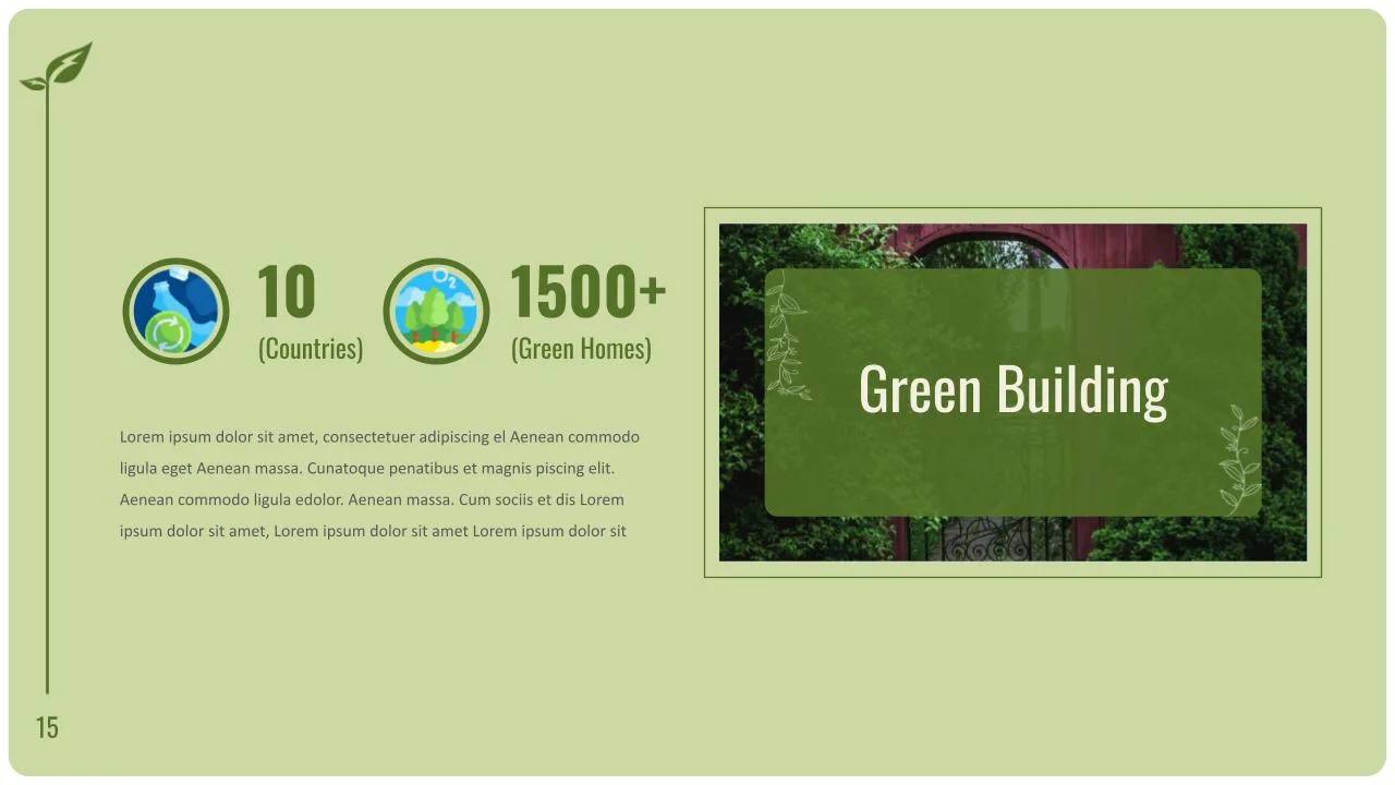 Google Slide Template for Environment Conservation