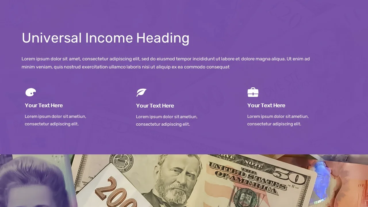 Google Slides Free Universal Basic Income Slides Template