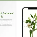 Google Slides Themes Nature Template Mobile Mock-up Slide