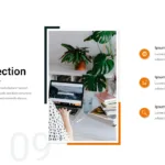 Google slides free minimal business presentation theme with 3 sections and solid off-white background