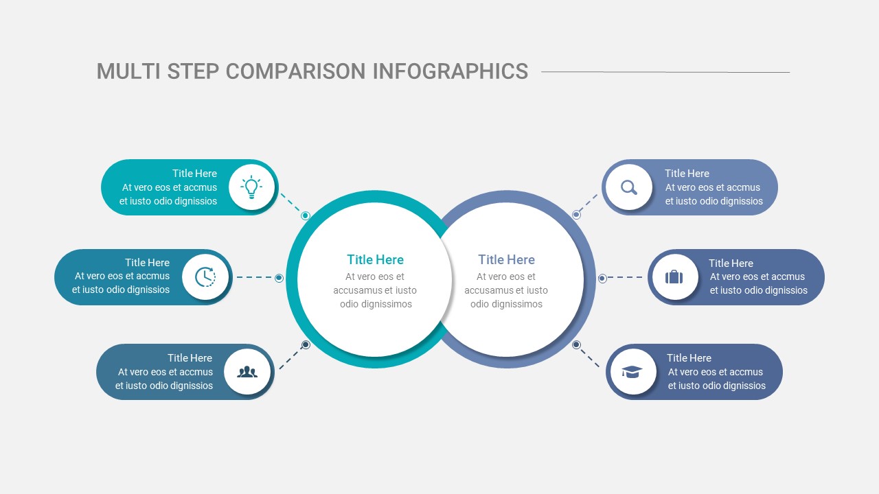 Multi-step Comparison Infographic Template for Google Slides