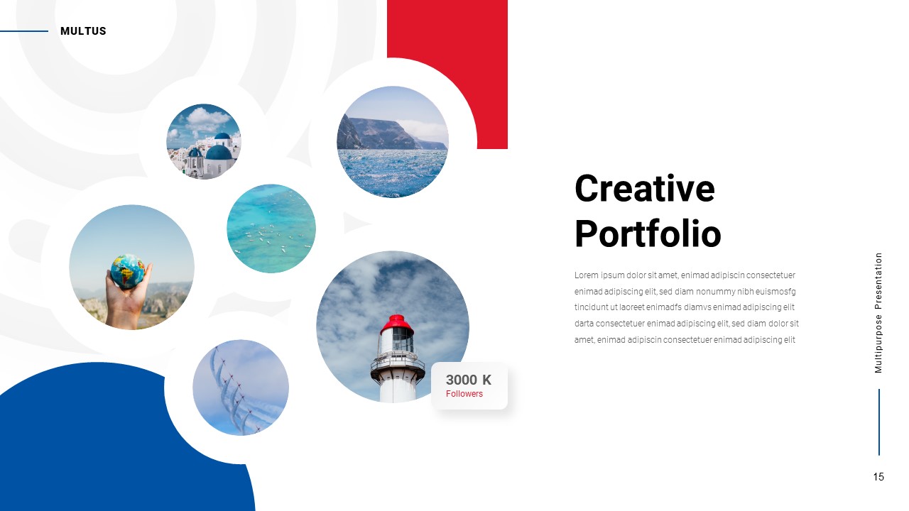 Multipurpose presentation template for google slides creative designs with images slide