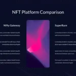 NFT presentation template for google slides platform comparison slide