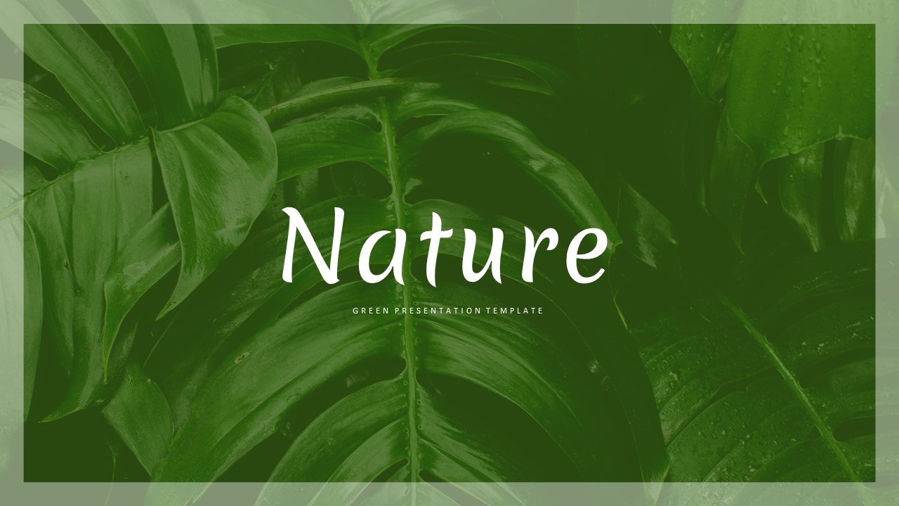 Nature Google Slides Themes Title Slide
