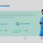Nursing slides template for google slides perfect for manager nurse description