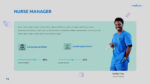 Nursing slides template for google slides perfect for manager nurse description