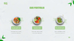 Organic Food Theme Portfolio Presentation Template