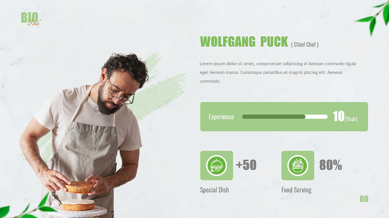 Organic Food Theme Ppt