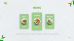 Organic Food Theme Pricing PowerPoint Template