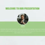 Organic food google slides theme welcome slide