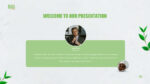 Organic food google slides theme welcome slide