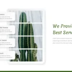 Our Best Services Slide for Google Slides Themes Nature Template