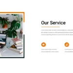 Our services Slide Of Minimalist Business Template