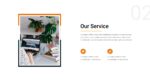 Our services Slide Of Minimalist Business Template