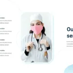 Our services slide for google slides templates for medical presentation