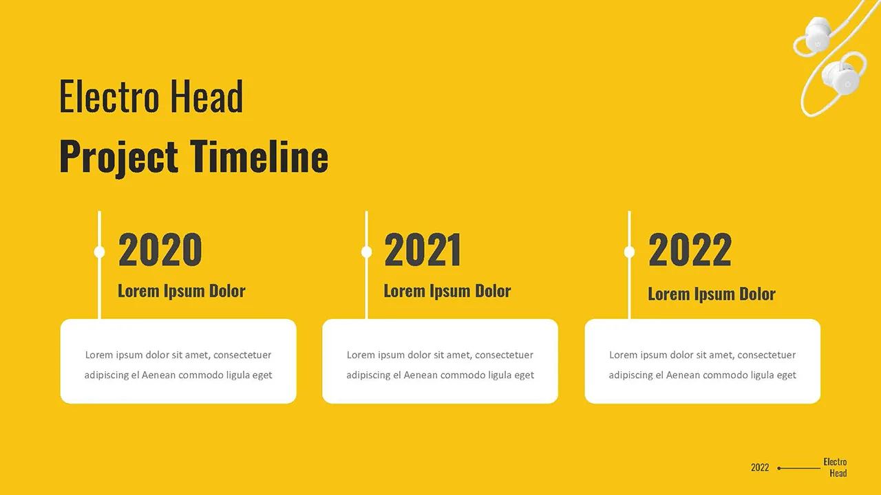 Project Timeline Slide of New Product Pitch Presentation Template for Google Slides