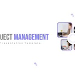 Project management google slides template title slide