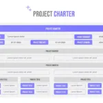 Project management presentation templates for google slides project charter slide