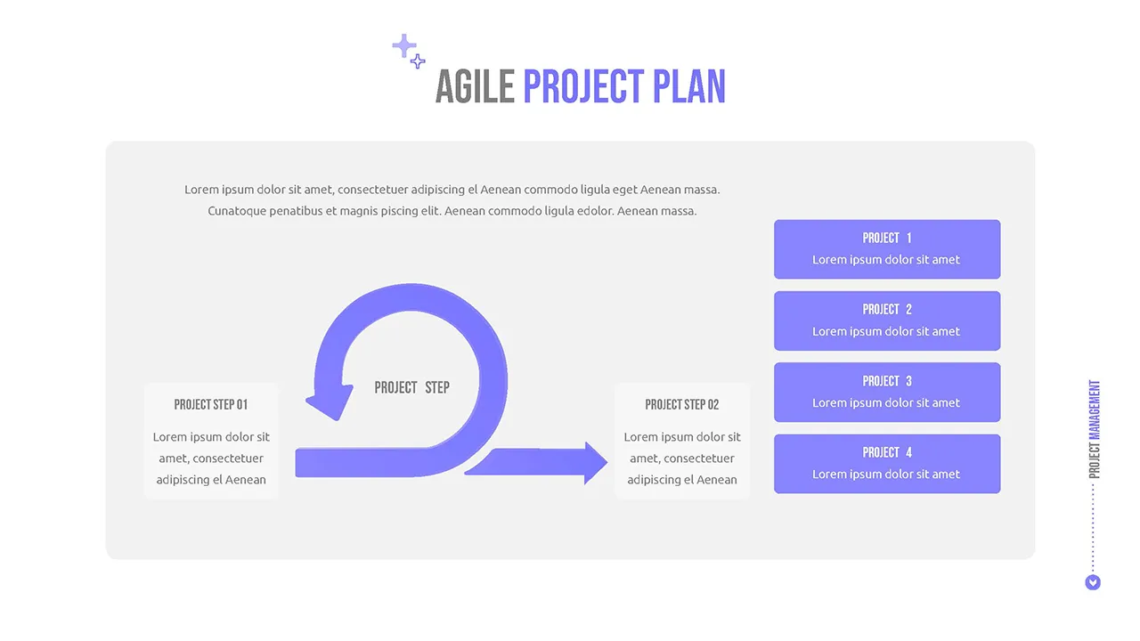 Project plan google slides template