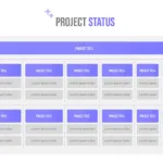 Project presentation google slides template project status slide