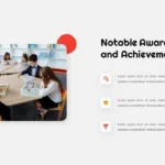 School Slides Template Notable Awards and Achievements Slide