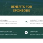 Sponsor benefits slide for google slides sponsorship presentation template