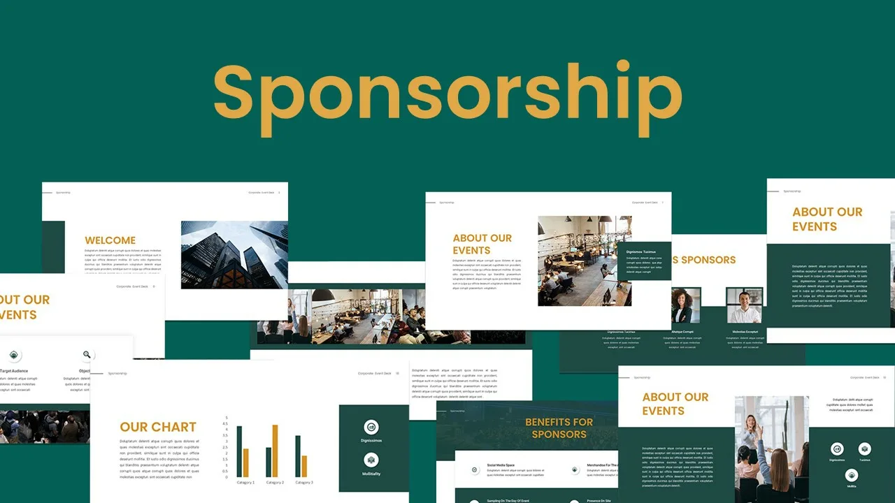 Sponsorship presentation template for google slides cover slide