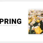 Spring Season Google Slides Template Title Slide