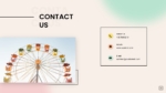 Summer Theme Contact Us PowerPoint Template