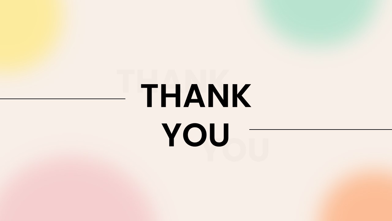 Summer Theme Thank You Presentation Template - SlideKit