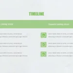 Timeline slide in organic food google slides theme template