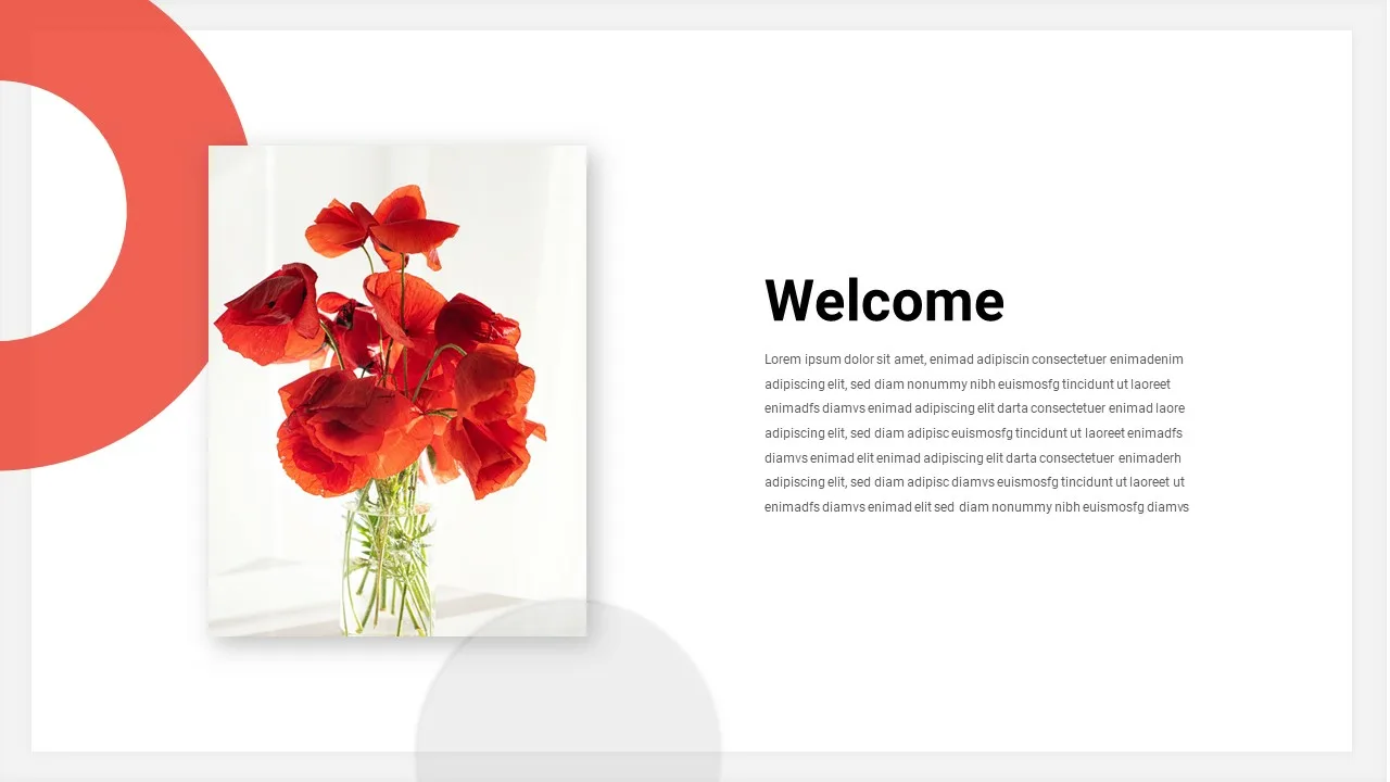 Welcome Slide of Spring Season Google Slides Template