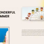Wonderful summer season templates for google slides